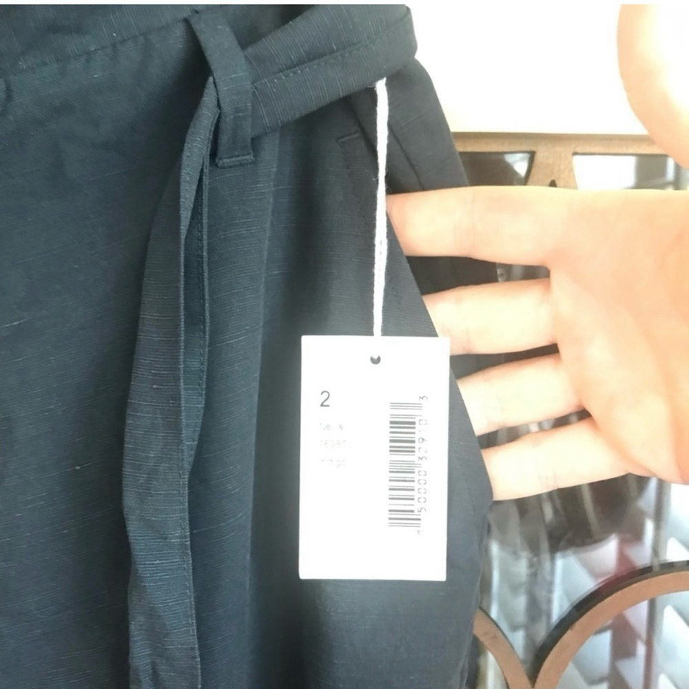 NWT ECRU Cropped Nevis Dress Pants In Indigo | Sz 2 - Picture 5 of 8
